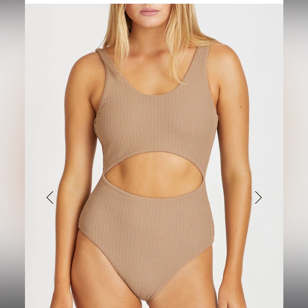 Zulu and zephyr crinkle cocoa one piece